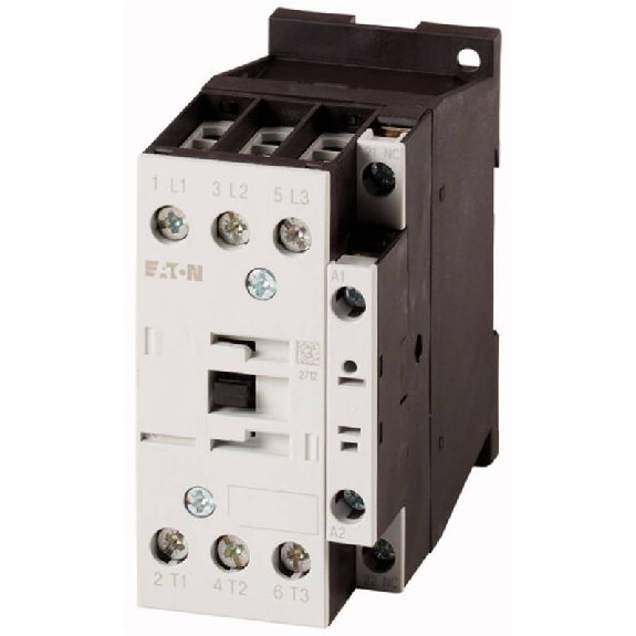 Contacteur de puissance pour moteurs, avec bobine à courant continu, 3p+1O, 15kW/400V/AC3, RDC 24: 24 - 27 V DC, Bornes à vis Contacteur de puissance pour moteurs, avec bobine à courant continu, 3p+1O, 15kW/400V/AC3, RDC 24: 24 - 27 V DC, Bornes à vis-Lire la description