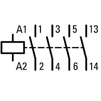 Contacteur de puissance, 3p+1F, 15kW/400V/AC3-Lire la description