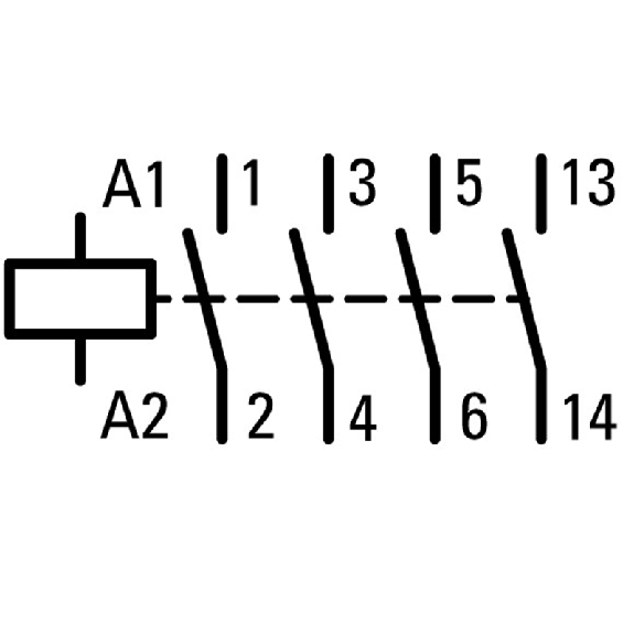 Contacteur de puissance, 3p+1F, 15kW/400V/AC3-Lire la description