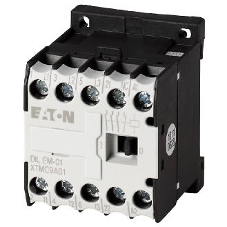 Contacteur 4KW 8,5A 400V (AC3) 1O, Cde en CD (24VDC)-Lire la description