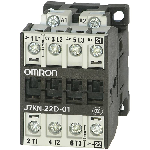 Contacteur moteur 3P 3F1O AC3 22A 230VAC-Lire la description