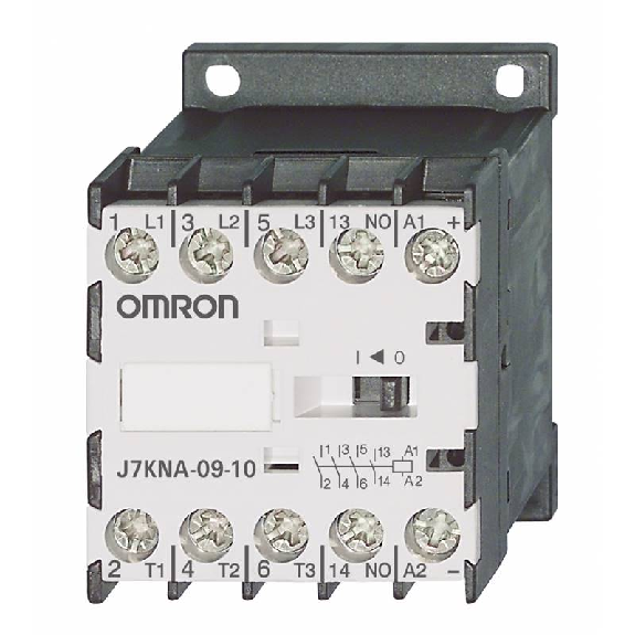 Mini Contacteur moteur 3P 3F1F AC3, 4 kW 9A 24VAC-Lire la description