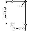 Contacteur auxiliaire, 400V 50 Hz, 440V 60 Hz, 3F+1O, bornes à vis