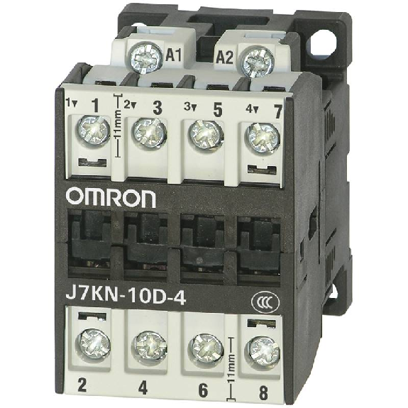 Contacteur moteur 4P 4F AC3, 4 kW 10A 230VAC-Lire la description