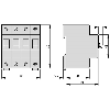 Disjoncteur modulaire, FAZ, 32 A, 4 pôles, caractéristique de déclenchement B, 15 kA, bornes à cages et à vis