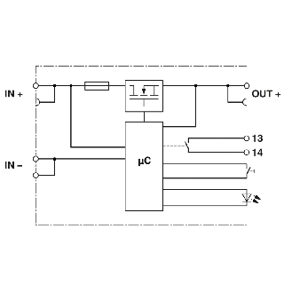 Disjoncteur électronique 24 VDC - Réglable de 1 à 3 A - NO-Lire la description