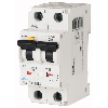 Disjoncteur différentiel, 6 A, 30 mA, caractéristique disjoncteur modulaire (MCB) : C, 2p, caractéristique bloc différentiel (RCD) : AC