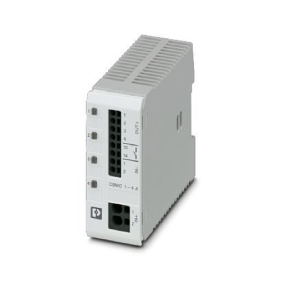 Disjoncteur électronique compact 4 voies - Réglable de 1 à 4 A-Lire la description