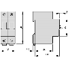 Disjoncteur modulaire, 10A, 2p, courbe C, DC