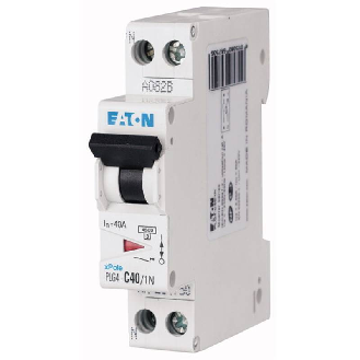 Disjoncteur DIV PH+N 40A PDC=6KA; Courbe C-Lire la description