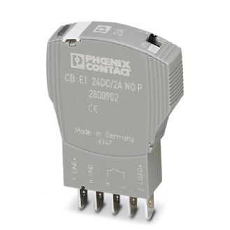 Disjoncteur électronique 1 pôle - 1 NO - 24VDC -2 A-Lire la description