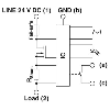 Disjoncteur électronique 1 pôle - 1 NO - 24VDC -2 A