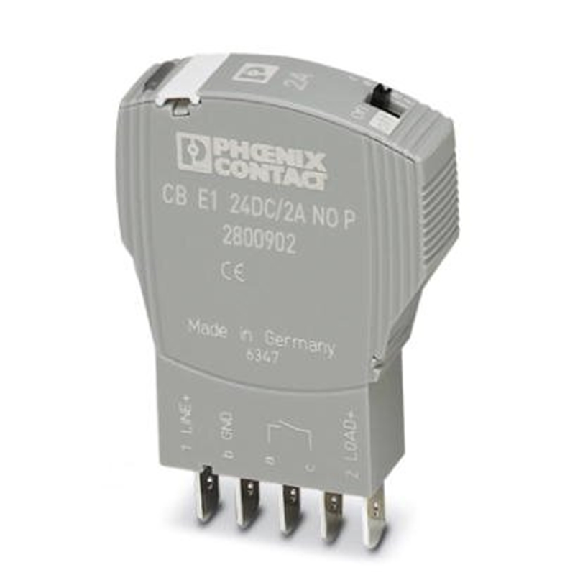 Disjoncteur électronique 1 pôle - 1 NO - 24VDC -2 A-Lire la description