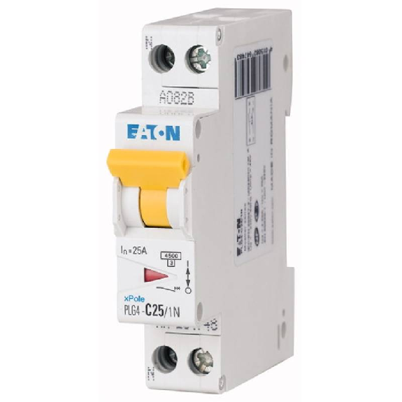 Disjoncteur DIV PH+N 25A PDC=6KA; Courbe C; 1 MOD-Lire la description