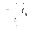 Disjoncteur Thermomagnétique - Courbe M1 - 1 pôle - 1NO - 6 A