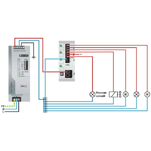 Disjoncteur électronique compact 4 voies - Reglable de 0,5 à 10 A-Lire la description