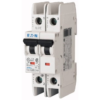 Disjoncteur modulaire, FAZ, 5 A, 2p, courbe D, AC-Lire la description
