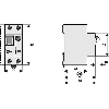 Disjoncteur différentiel, 16 A, 30 mA, caractéristique disjoncteur modulaire (MCB) : B, 1p+N, caractéristique bloc différentiel (RCD) : A