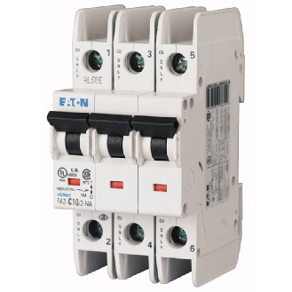 Disjoncteur modulaire, FAZ, 0.5 A, 3p+N, courbe D, 15 kA-Lire la description