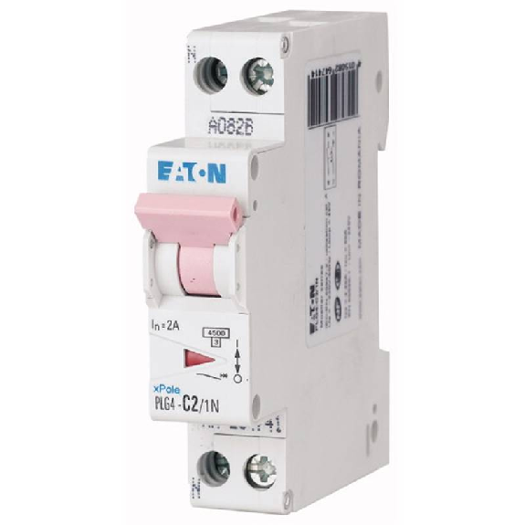 Disjoncteur DIV PH+N 2A PDC=6KA Courbe C; 1 MOD-Lire la description