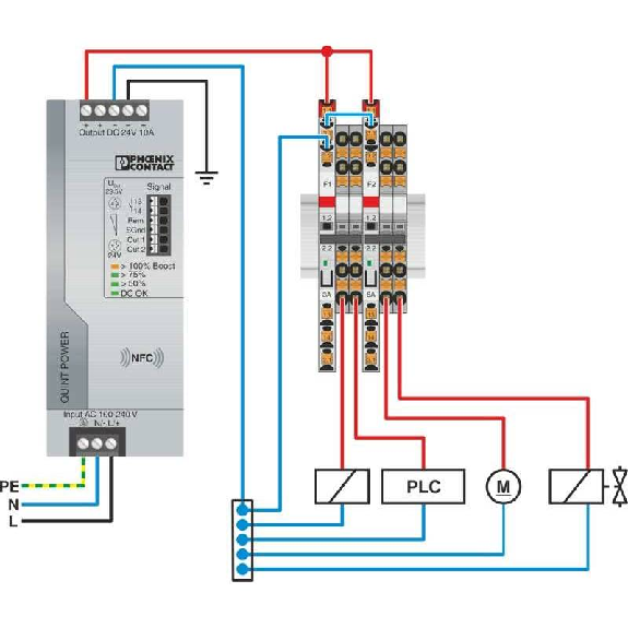 Disjoncteur électronique 24 VDC - Réglable de 1 à 8 A - NO-Lire la description