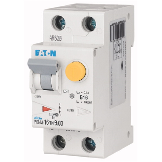 Disj diff PKNM 1P+N -16A 300mA/cbe B/AC-Lire la description