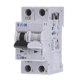 Disjoncteur modulaire, FAZ, 10 A, 1p+N, courbe C, AC, 15 kA-Lire la description