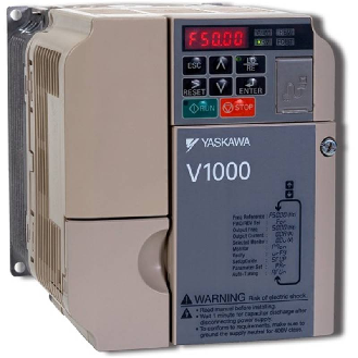 Vdf V1000, IP20, 1PH, 200V, ND: 3,3A/0,75kW, HD: 3A/0,4kW-Lire la description