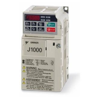 Vdf J1000, IP20, 3x200-240V HD: 0.25 kW 1.6 A ND: 0.37 kW 1.6 A 400Hz-Lire la description