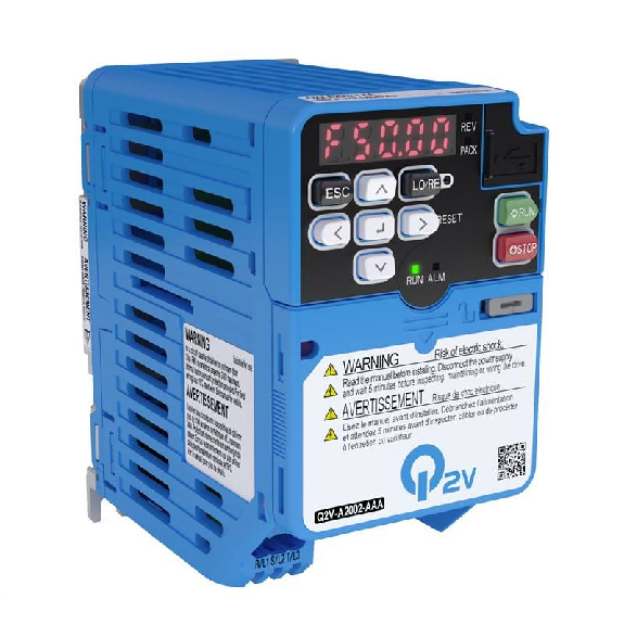 Vdf Q2V, IP20, 3PH, 200V, ND: 6A/1,1kW, HD: 5A/1,1kW, filtre-Lire la description