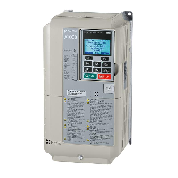 Vdf A1000, IP20, 3x400V, ND: 11,1A 5,5kW, HD: 9,2A 4kW Vdf A1000, IP20, 3x400V, ND: 11,1A 5,5kW, HD: 9,2A 4kW-Lire la description