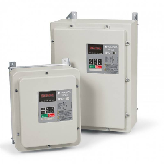 Vdf V1000, IP66, 3PH, 400V, ND: 38A/18,5kW, HD: 31A/15kW, console Vdf V1000, IP66, 3PH, 400V, ND: 38A/18,5kW, HD: 31A/15kW, console-Lire la description