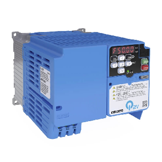 Variateur de fréquence Vdf Q2V, IP20, 3PH, 200V, ND: 12,2A/3kW, HD: 11A/2,2kW-Lire la description