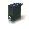 Détecteur de contraste PNP/(NPN) P=18mm Led R/V Spot vertical LO/DO / M12 4P - TLMICRO165 (TLµ-165)