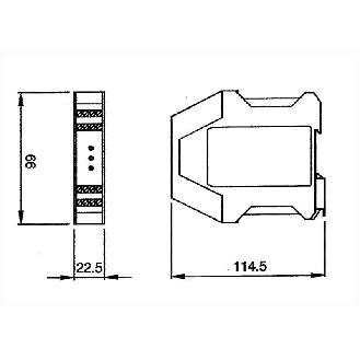 Unité de contrôle pour bordure Tapis et ruban 3NO+1NF Cat.3 24Vdc-Lire la description