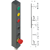 Boîtier de commande 6 dispositifs IP65