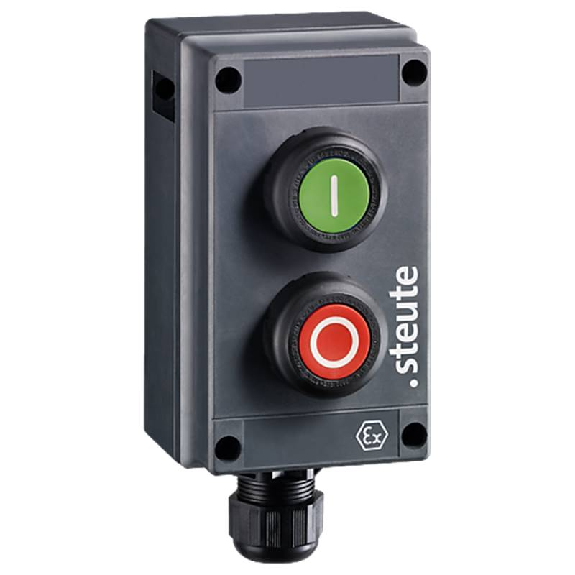 Boite à boutons ATEX Ex BF 80 2 DT/DT 1NF/1NO-Lire la description