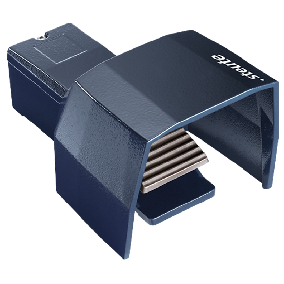 Pédale de commande en métal avec potentiomètre et micro-contact-Lire la description