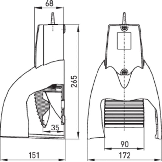 Pédale de commande sans fil, 868,3 MHz, avec capot-Lire la description
