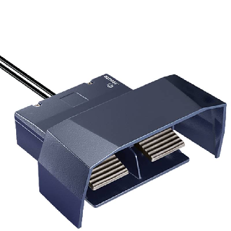 Pédale de commande double avec capot, NO+NF/NO+NF-Lire la description
