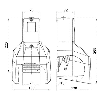 Pédale de commande en métal avec effet Hall