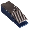 Pédale de cde simple, métal, potentiometre 10KOhm, micro-contact inv.