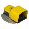 Pédale de cde simple jaune avec protection 1NO+1NF rupt. brusque Pédale de cde simple jaune avec protection 1NO+1NF rupt. brusque