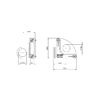 Unité d'ajustage pour capteurs Ø18 mm, inox-Lire la description