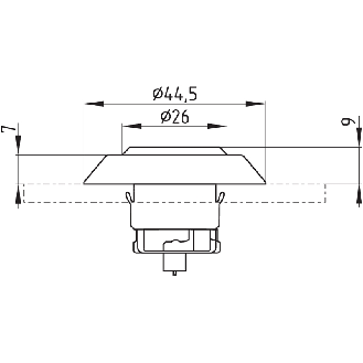 VOYANT LED INTEGREE GAMME "N"-Lire la description
