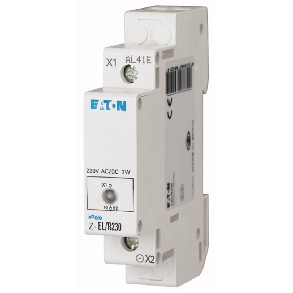 Voyant modulaire 1 LED, 230AC/DC, rouge-Lire la description