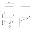 Voyant d'inhibition (muting), connecteur M12, câble 10m et fixation