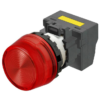 Voyant Ø22mm en saillie rouge led rouge 230Vac push-in-Lire la description