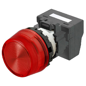Voyant Ø22mm en saillie rouge led rouge 24Vac/dc push-in-Lire la description