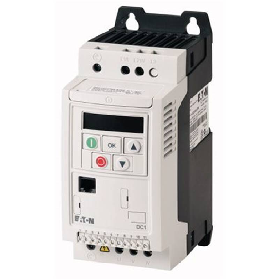 Vdf DC1, 1~/3~230V 7,0A 1,5kW CEM IP20-Lire la description